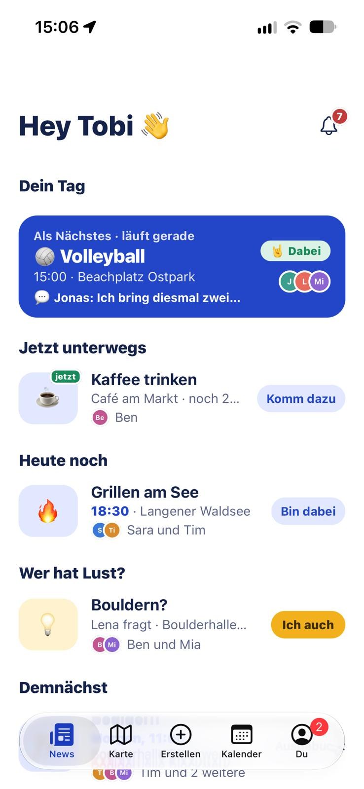 News: was heute ansteht und wer Lust hat